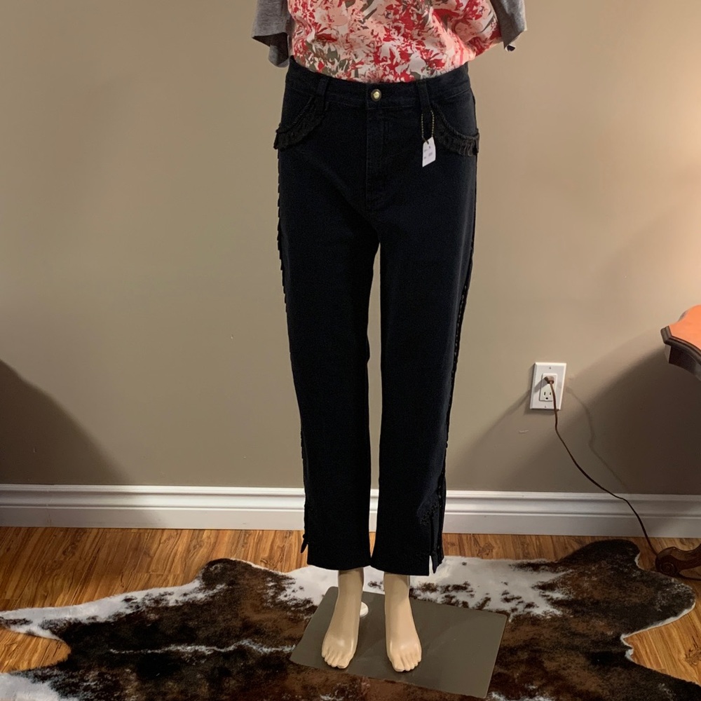 Women's Black "Laço que Faço" Jeans